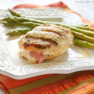 Grilled Chicken Cordon Bleu