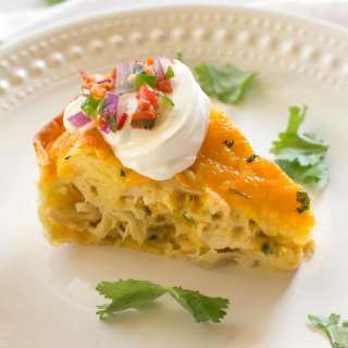 Chicken and Cheese Quesadilla Pie