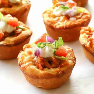 Chicken Taco Cupcakes