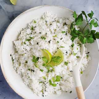 Cilantro Lime Rice (Rice Cooker)