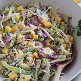 Fish Taco Slaw With Mango