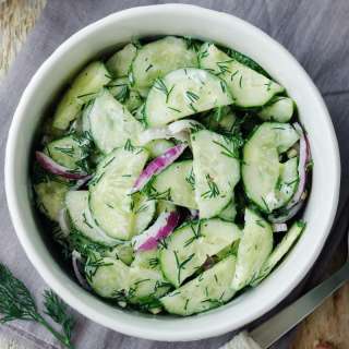 Keto Cucumbers Salad Recipe