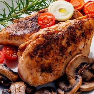 Baked Chicken Breast With Rib Meat Recipe