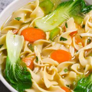 Easy IP Chicken Noodle Soup Recipe