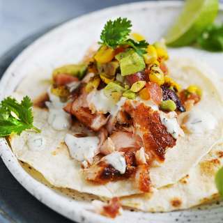 Blackened Salmon Tacos