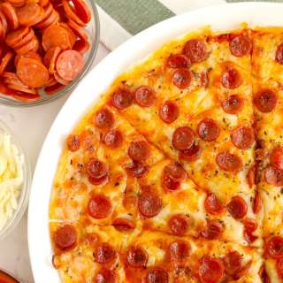 Air Fryer Tortilla Pizza