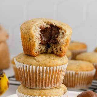 Banana Nutella Muffins