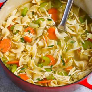 Easy Leftover Rotisserie Chicken Noodle Soup Recipe