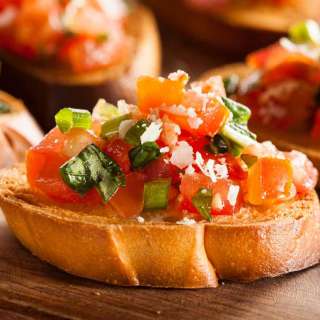 Easy Italian Appetizer Bruschetta Recipe