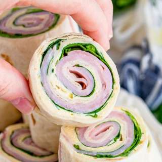 Cheesy Ham Roll Ups