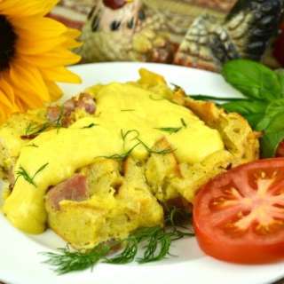 Overnight Eggs Benedict Casserole