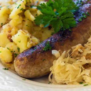 Easy Kielbasa Sausage and Sauerkraut Hash Recipe