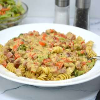 Creamy Parmesan Ham Pasta