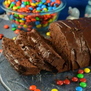 Glazed Chocolate Chunk Banana Bread