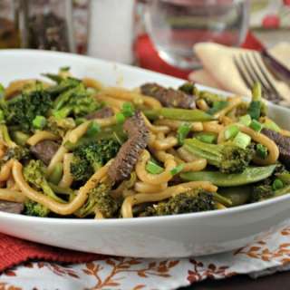 Japanese Inspired Noodles with Beef