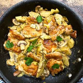 Creamy Chicken Jerusalem Recipe (+ Video)