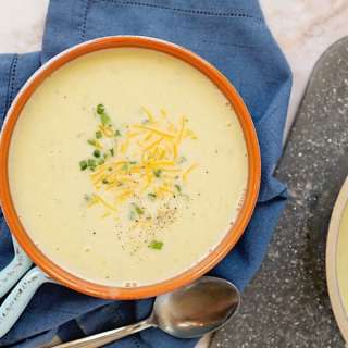 The Best Cream of Potato and Leek Soup