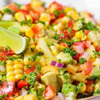 Mexican Street Corn Salad for Taco Bar