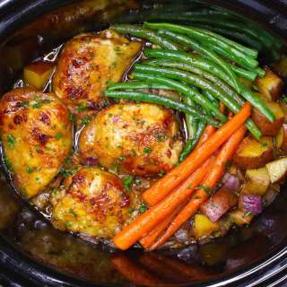 Crockpot Honey Garlic Chicken Recipe
