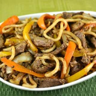 Black Bean Noodles (Black Bean Garlic Beef Noodles)