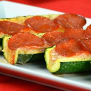 Easy Zucchini Pizza Boats