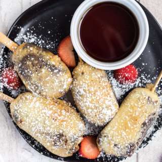 Chocolate Banana Pancake Pops