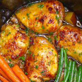 Easy Crockpot Meal Honey Garlic Chicken Recipe