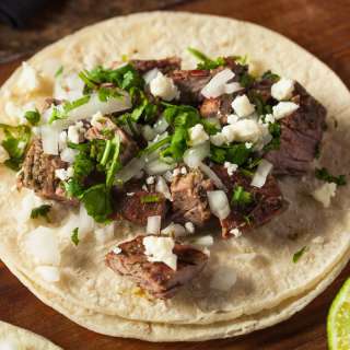 Authentic Mexican Skirt Steak Tacos