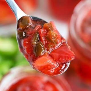 Strawberry Jam with Jalapenos