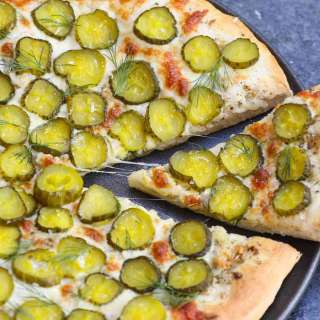 Dill Pickle Pizza (and Easy Homemade Dough)