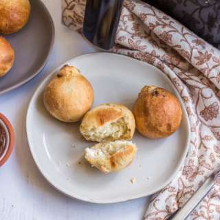 Frozen Stuffed Mini Bagels in the Air Fryer and oven