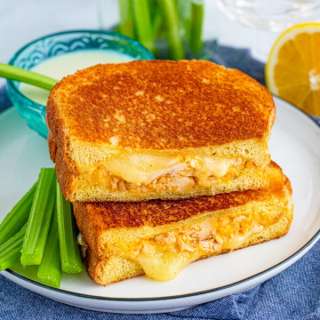 Buffalo Chicken Grilled Cheese