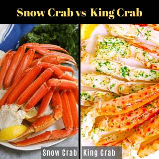 Snow Crab vs King Crab (Crab Legs Recipe )