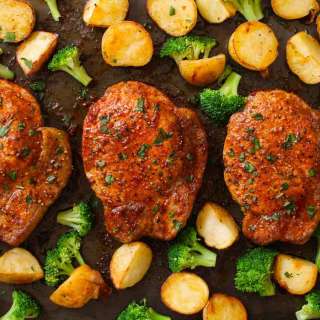 Easy Keto Dinner Ideas (Baked Boneless Pork Chops Recipe and More)
