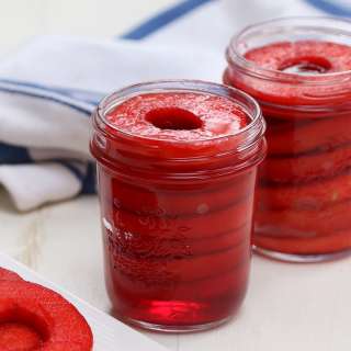 Spiced Apple Rings in a Jar