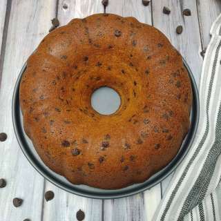 Bundt Brazilian Carrot Cake with Chocolate Chips