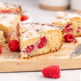 Raspberry Buttermilk Cake