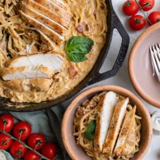Creamy Sun Dried Tomato Chicken Pasta