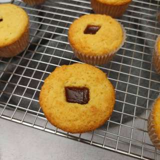 Easy Cornbread Muffins with Guava