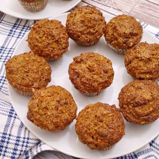 Healthy Morning Glory Muffins (Sugar-Free)