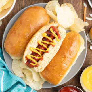 Homemade Hot Dog Buns