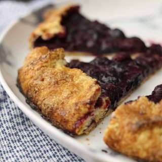 Easy Blueberry Galette