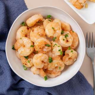 Lemon Garlic Broiled Shrimp Skewers 