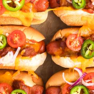 Baked Chili Cheese Dogs