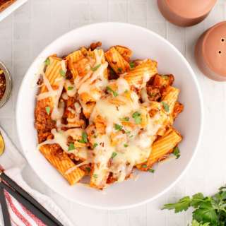 Cheesy Baked Rigatoni