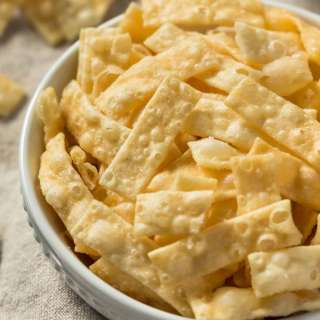 Easy Tortilla Chips or Wonton Chips