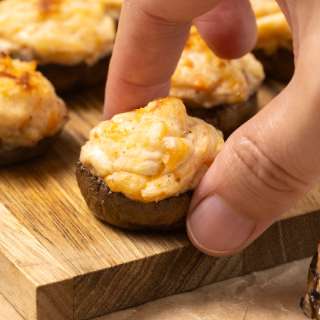 Seafood Stuffed Mushrooms