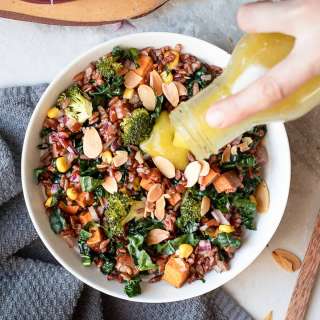 Roast Vegetable Rice Salad (Gluten-Free, Dairy-Free)