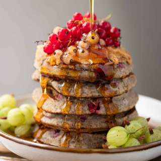 1-Bowl Egg Free Buckwheat Pancakes (Vegan and Gluten-free)