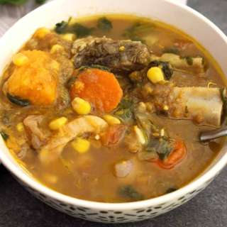Easy Beef bone soup
